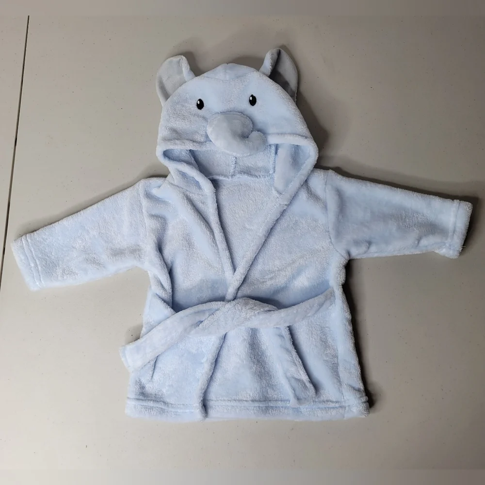Hudson Baby Plush Hooded‎ Elephant Bathrobe